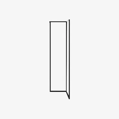 Made in Design Spigolo LED Floor lamp - / 44 x 64 x H 178 cm by Nemo Black