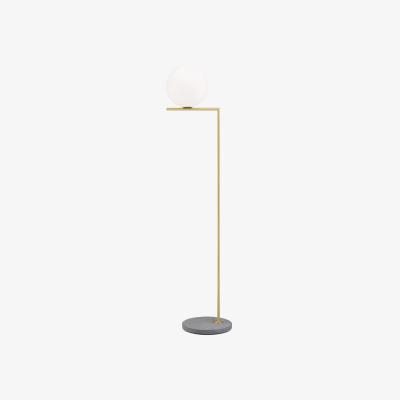Made in Design IC F2 Outdoor Floor lamp - / H 185 cm - Stone base by Flos Gold/Metal