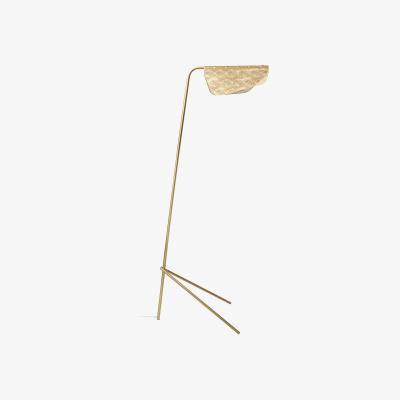 Made in Design Méditerranéa Floor lamp - LED / Brass by Petite Friture Gold/Metal
