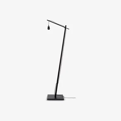 Made in Design Kalimantan Floor lamp - / Bamboo - H 176 cm / Ø 60 cm by GOOD&MOJO Black