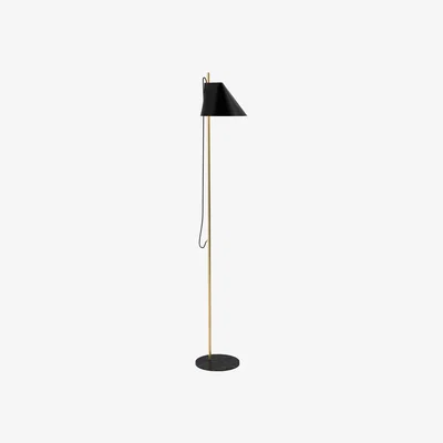 Made in Design Yuh Floor lamp - LED / Marble base - Adjustable by Louis Poulsen Black