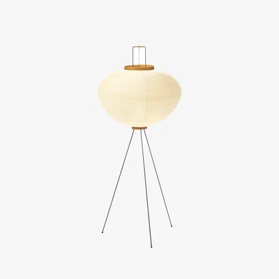 Made in Design Akari 10A Floor lamp paper beige /Isamu Noguchi, 1951 - Ø 53 x H 123 cm - Vitra