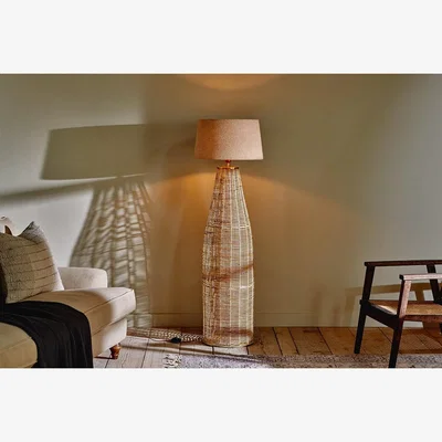 Nkuku Nkuku Noko Rattan Floor Lamp | Lamps And Shades | Natural | Large