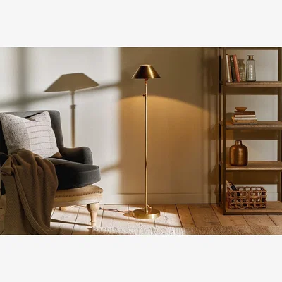 Nkuku Nkuku Lalua Floor Lamp | Lamps And Shades | Antique Brass