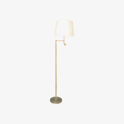 Nordic Nest By Rydéns Orlando floor lamp Beige antique brass stand