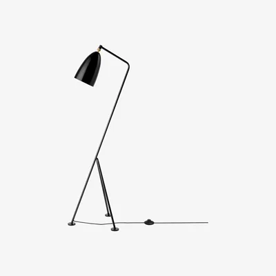 Nordic Nest Gubi Gräshoppa floor lamp glossy Black