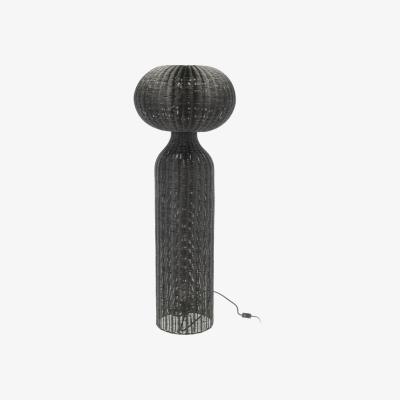 Nordic Nest Villa Collection Werna floor lamp Ø50x130 cm Black rattan
