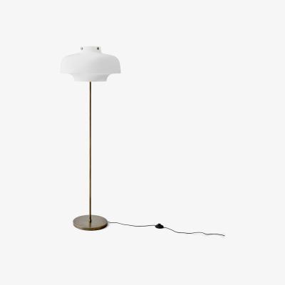 Nordic Nest &Tradition Copenhagen SC14 floor lamp Opal stand brass