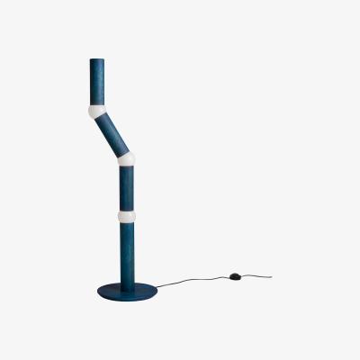 Nordic Nest Oblure Lightbone floor lamp 124.3 cm Blue oak