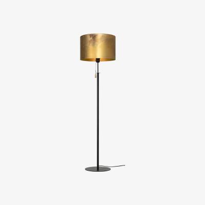 Nordic Nest Konsthantverk Svep floor lamp Black/raw brass