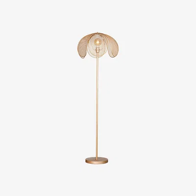 Nordic Nest By Rydéns Daisy floor lamp 150 cm Matte gold