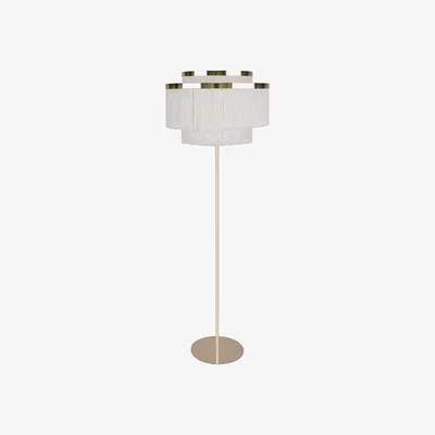 Nordic Nest Globen Lighting Frans floor lamp White-bronze