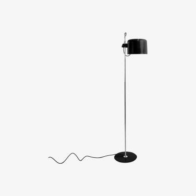 Nordic Nest Oluce Coupé 3321 floor lamp Black chrome stand