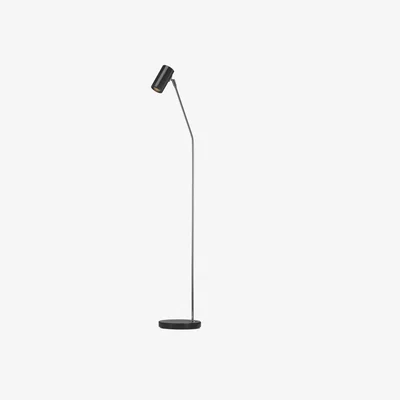 Nordic Nest Minipoint floor lamp GX224 black and chrome