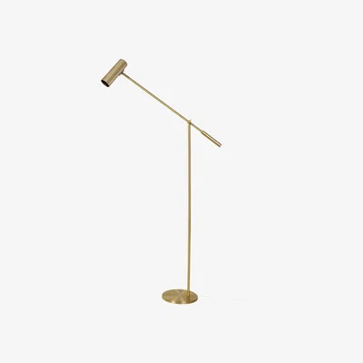 Nordic Nest Hubble floor lamp Brushed brass