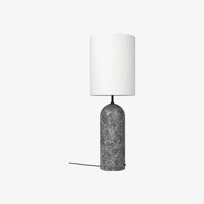 Nordic Nest Gubi Gravity XL floor lamp Grey marble/white high