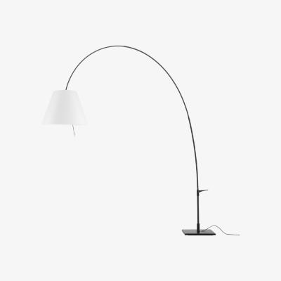 Nordic Nest Luceplan Lady Costanza D13E d floor lamp White shade-black lacquered stand