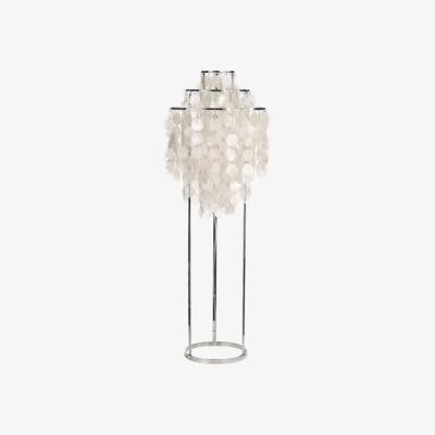 Nordic Nest Verpan Fun 1 STM floor lamp Mother of pearl chrome