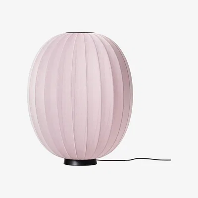 Nordic Nest Made By Hand Knit-Wit 65 High Oval Level floor lamp Light pink