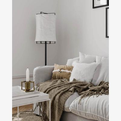 Nordic Nest By Rydéns Softy floor lamp 150 cm Matte white-Matte black