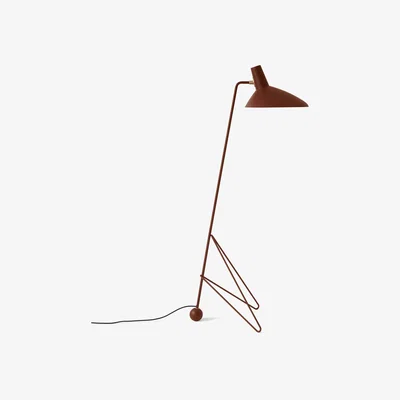 Nordic Nest &Tradition Tripod floor lamp HM8 Maroon (red)