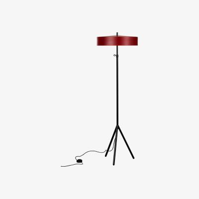 Nordic Nest Bsweden Cymbal floor lamp Red matte