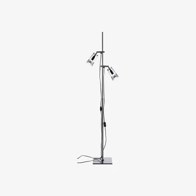 Nordic Nest Bsweden Manhattan 16 floor lamp Glass clear frosted band