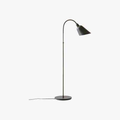 Nordic Nest &Tradition Bellevue AJ7 floor lamp Anniversary Edition Stone grey-bronzed brass