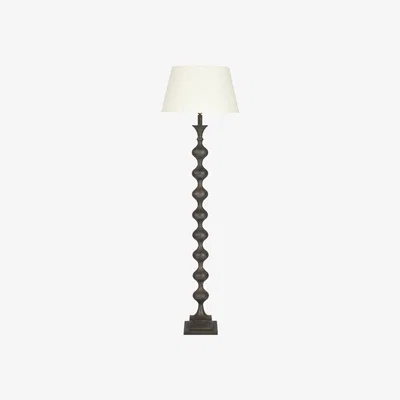 OKA OKA, Fortuna Metal Floor Lamp - Grey, Floor Lamps, Metal