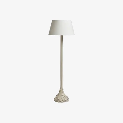 OKA Cynara Floor Lamp - Ivory White