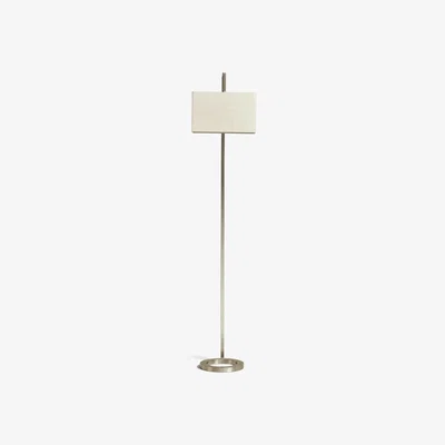 OKA OKA, Hooper Floor Lamp - Nickel, Floor Lamps, Brass