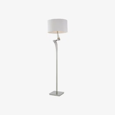 Olivia's RV Astley Enzo Nickel Finish Floor Lamp