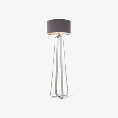 Olivia's RV Astley Victoria Floor Lamp Nickel