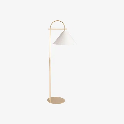 Olivia's Heathfield Arlo Floor Lamp Satin Brass