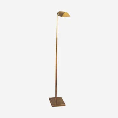 Olivia's Andrew Martin Studio Floor Lamp Brass