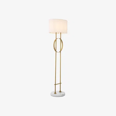 Olivia's Eichholtz Kaiser Floor Lamp in Antique Brass