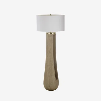 Olivia's Andrew Martin Gray Floor Lamp