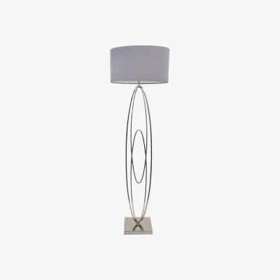 Olivia's RV Astley Oval Floor Lamp Rings Nickel