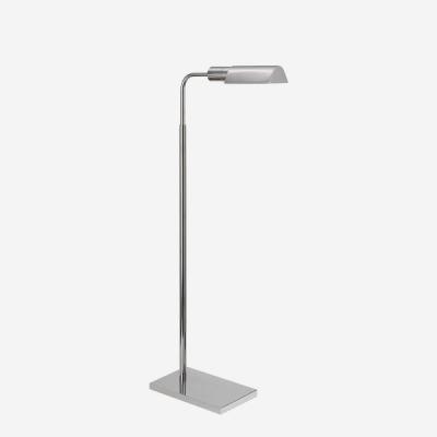 Olivia's Andrew Martin Studio Floor Lamp Polished Nickel