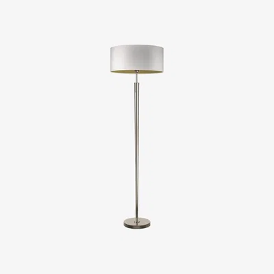 Olivia's Heathfield & Co Torchere Nickel Floor Lamp