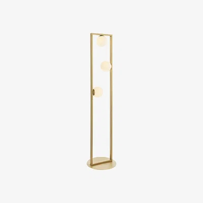 Olivia's Olivia's Mya Gold And Opal Glass Floor Lamp