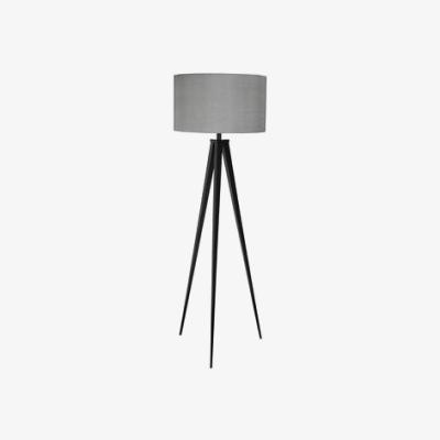 Olivia's Zuiver Tripod Floor Lamp Grey - Metal Base / Black/Grey / Metal Base