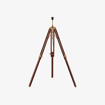Olivia's Gallery Direct Tripod Floor Lamp / Teak Wood