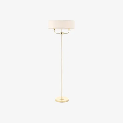 Olivia's Gallery Direct Nixon Floor Lamp Brass