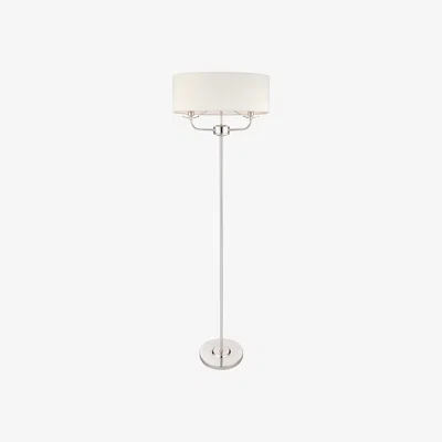 Olivia's Gallery Direct Nixon Floor Lamp Bright Nickel