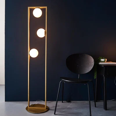 Olivia's Olivia's Paige Floor Lamp in Gold