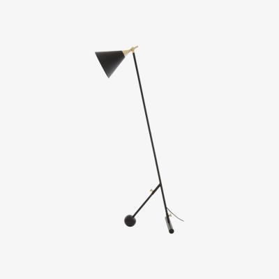 Olivia's Olivia's Mannie Floor Lamp Black