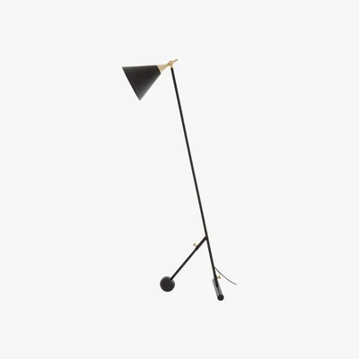 Olivia's Olivia's Mannie Floor Lamp Black