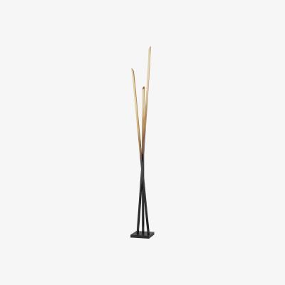 Olivia's Hudson Valley Lighting Gansevoort Led Floor Lamp in Gradient Brass