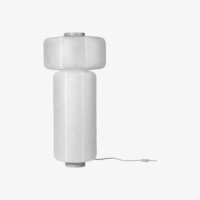 Olivia's Broste Copenhagen William Floor Lamp Rice Paper